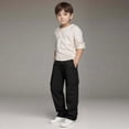 thumbnail image 2 of UAYOTSE Teen Boys Breathable Cargo Pants Drawstring Waist Relaxed Fit Trousers Sizes 11-13, 2 of 8