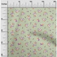 thumbnail image 2 of oneOone Viscose Chiffon Blue Fabric Floral Quilting Supplies Print Sewing Fabric By The Yard 42 Inch Wide, 2 of 4