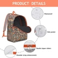 thumbnail image 4 of Extra Large Boho Mandala Floral Backpack, Big Capacity Bookbag for College School with Laptop Compartment, Travel Daypack, Excellent Gift Idea, 4 of 5