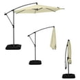 thumbnail image 7 of Abba Patio 10’ Malta Outdoor Hanging Offset Cantilever Umbrella for Patio, Beige, 7 of 7