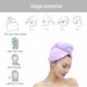 thumbnail image 4 of Gorro de toalla para el cabello, gorro grueso de secado rápido para mujeres, turbante absorbente de secado rápido para el cabello, 4 of 5