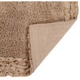 thumbnail image 4 of Better Trends Alfombra De Baño 100% Algodón De 20 X 60 Cm De Largo, Extra Suave, Antideslizante, Absorbente De Agua, Lavable Para Baño, Suelo, Bañera, Ducha, Color Beige, Colección Shaggy Border, Cert, 4 of 4
