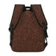 thumbnail image 4 of Balery Dark Brown Glitter Mochila Escolar Impresa, Mochila Ligera para Viajes Casual, Mochila Duradera y Cómoda Multifuncional, Mochila para Laptop-One Size, 4 of 5