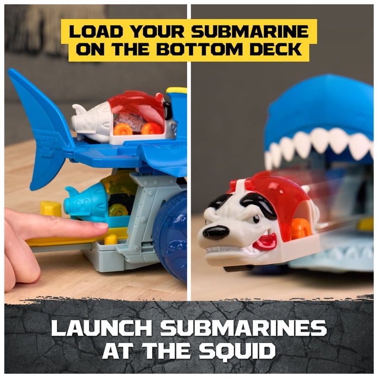Mini Jams Megalodon Squid Takedown Playset photo 5