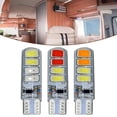 thumbnail image 2 of 2pcs 12V T10 Car Tail Brake Turn Signal Strobe Lamp Bulb Auto LED Flashing Light, 2 of 4