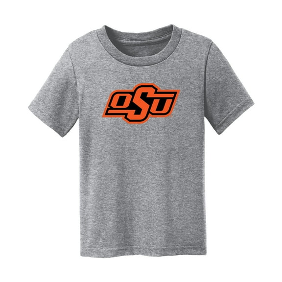 Toddler Chad & Jake Heather Gray Oklahoma State Cowboys Primary Logo T-Shirt