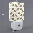 thumbnail image 2 of Uemuo Funny Chicken Night Light, Night Lights Plug into Wall, Dusk to Dawn Sensor Warm White Led Night Light 0.5W-EU, 2 of 9