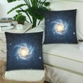 thumbnail image 2 of BOSDECO Housses de Coussin Galaxie Impression Recto-Verso 18x18 Pouces, Ensemble de 2, 2 of 2