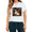 White, variant on UNISHE Women Casual Summer Funny Duck Print T-Shirt Sunglasses Animal Graphic Tees Crewneck Short Sleeve Relaxed Fit Holiday Tops