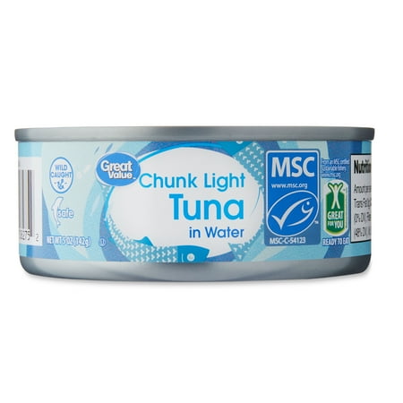 UPC 078742082752 - GREAT VALUE CHUNK LIGHT TUNA MSC 5Z