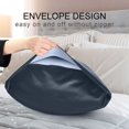 thumbnail image 4 of Yayeee Pillowcase Standard Size Set of 2 Satin Wrinkle Resistant Pillow Case, Blue Dog Artist, 4 of 7
