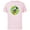 Soft Pink, variant on Disney Mickey Mouse Unicycle Mardi Gras Carnival Holiday - Short Sleeve Cotton T-Shirt for Adults - Customized-Natural