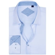 sogami Mens Long Sleeve Stretch Cotton Dress Shirt Regular Fit Button Down