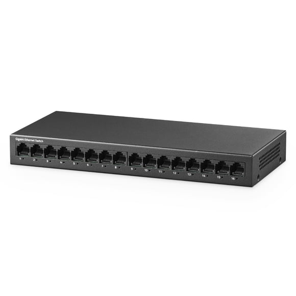 Conmutador de red YuLinca de 16 puertos Gigabit 100/1000 Mbps
