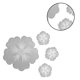 thumbnail image 3 of Molde de posavasos Irregular Cup Pad Flower Molde de estante portátil Molde de silicona para posavasos, 1 pieza grande, 3 piezas pequeño Scienceny HA000962-02, 3 of 6