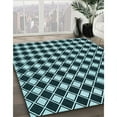 thumbnail image 2 of Ahgly Company Indoor Rectangle Patterned Blue Lagoon Blue Area Rugs, 2' x 4', 2 of 6