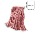 thumbnail image 3 of Edgergery Fleece Blanket,Throw Blanket for Couch,39.37x59 inch Luxury Bubble Fluffy Blanket Plush Twin Blanket,Cozy blanket for Bed,Soft Warm Fuzzy Blanket,Blanket for All Season Use, 3 of 5