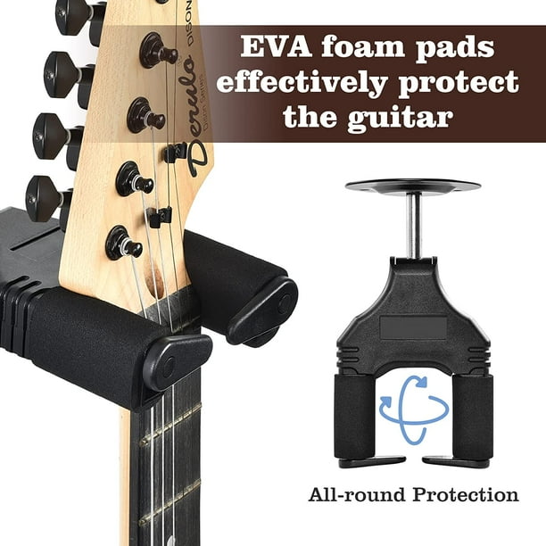 Percha Pared Soportes De Pared Para Guitarra Juego De 3, Madera