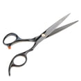 thumbnail image 1 of Salón de acero inoxidable, negro, profesional, para el cabello, tijeras para adelgazar, tijeras, peluquería, juego de herramientas para peinar Baoblaze  Tijeras de pelo de acero inoxidable, 1 of 8