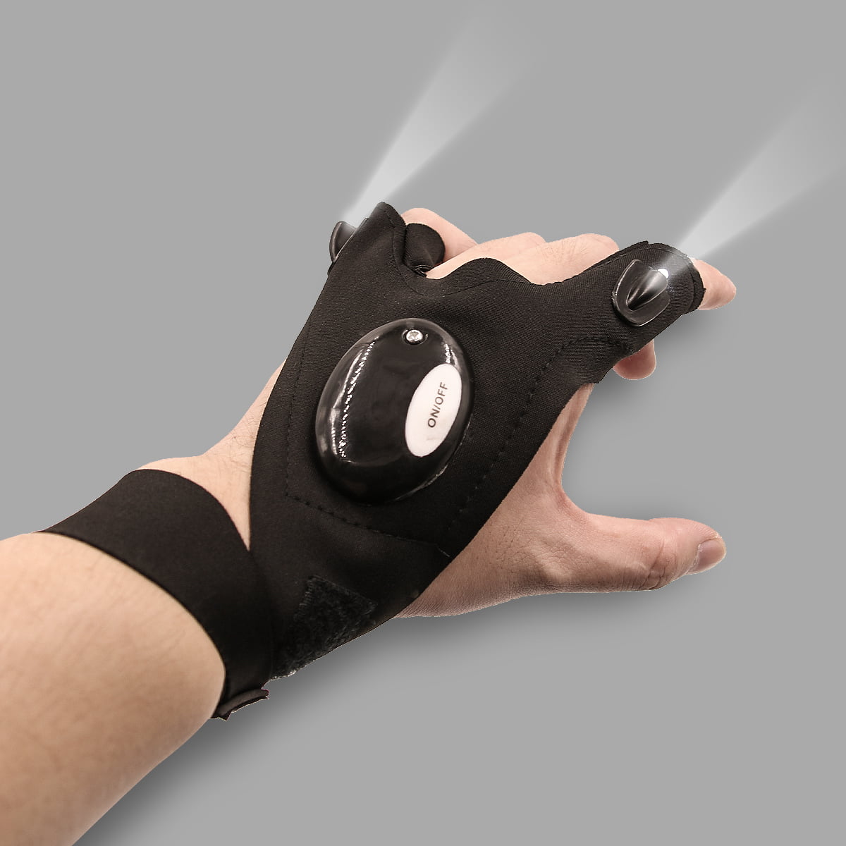 Details about   Black Multifunctional LED Finger Light Gloves Camping N0W2 Gloves Lightin R1Y4 