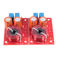 thumbnail image 3 of TOP! 2Pcs 2 Way 80W Diy Speaker Filter Circuit Treble Bass Frequency Divider Home Theater Hifi Stereo Audio Crossover, 3 of 4