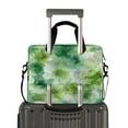 thumbnail image 2 of 16" Laptop Briefcase for Work Travel Laptop Shoulder Bag Carrying Handbag Laptop Case Green Tie-dye Flowers, 2 of 8