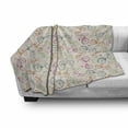 thumbnail image 3 of Bicycle Soft Flannel Fleece Blanket, Sketch Bikes in Retro Colors Hipster Pattern Pedals Wheels Urban Life Theme Vintage, Cozy Plush for Indoor and Outdoor Use, 60" x 80", Multicolor, by Ambesonne, 3 of 6