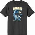 thumbnail image 3 of Autism Awareness Blue Dino Puzzle Icon Adult Charcoal Crew Neck Short Sleeve Tee-XS, 3 of 4