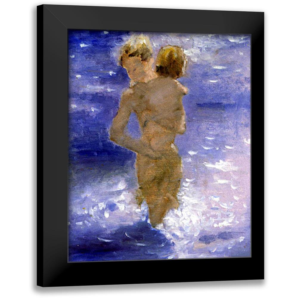 Hoffman, Kate 12x14 Black Modern Framed Museum Art Print Titled - Mother and Child