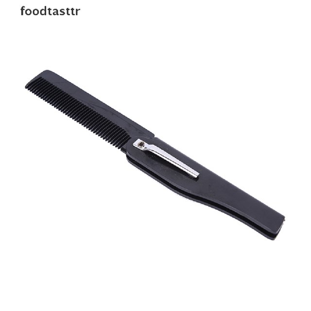 foodtasttr 1Pc Peine De Pelo Plegable Clip De Bolsillo Para El Cabello Moustache Barba Herramienta De Peinado