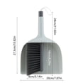 thumbnail image 3 of XYAIYT Dustpan and Brush Set Handheld Cleaning Tool with Ergonomic Design,Perfect for Sofa,Tabletop,Bedroom,Tent Cleaning Lightweight Compact Green, 3 of 6