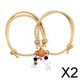 thumbnail image 1 of Conjunto de Pulseras Magnéticas Salvador para Parejas Regalo Romántico 2 Piezas, 1 of 10