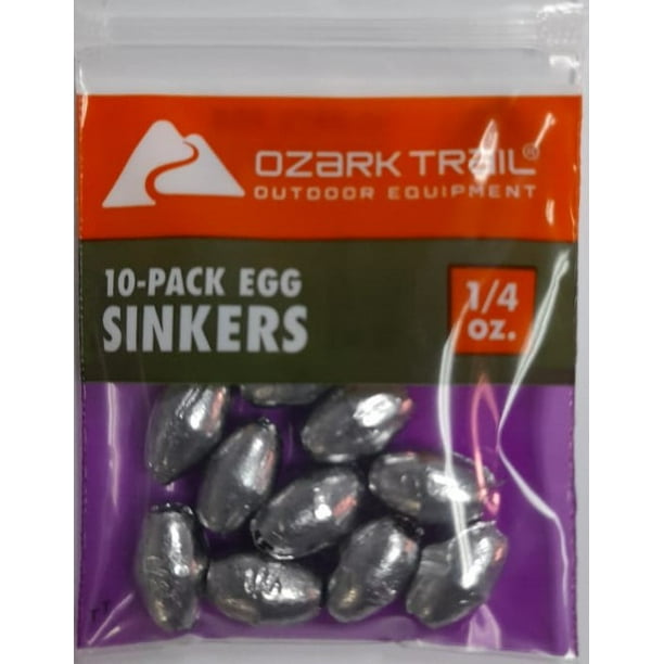 Ozark Trail Egg Sinker 1/4 Oz., Fishing Weight