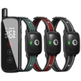 thumbnail image 1 of Heaflex Collier d'Entraînement pour Chien avec Télécommande - 3 Modes de Sécurité (Bip, Vibration, Choc Électrique), Portée de 2600 Pieds, Rechargeable, Récepteur Étanche, Petits à Grands Chiens (Noir) - Trois Ensembles de Colliers, 1 of 5