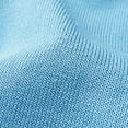 thumbnail image 5 of MIXUE Womens Summer Tops Solid Color Lapel V Neck Short Sleeve Loose Fit Casual Knitted T-shirts Sportwear,Blue,XL, 5 of 8