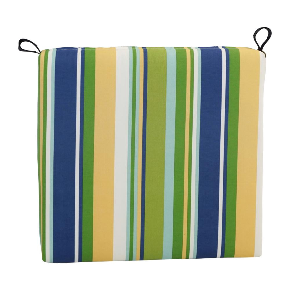 Blazing Needles Square Outdoor Chair Cushion, 20 x 19, Mccoury Pool 4 Count