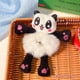 thumbnail image 3 of Lindo Conejo De Vaca Panda Felpa Lazos De Pelo Elástico Para Bebé Niña Kawaii De Dibujos Animados Pikachu Oso Niños Ponytail Titular Scrunchiespangjing, 3 of 4