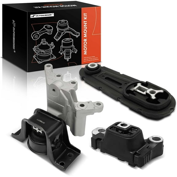A-Premium 3PCS Engine Motor Mount and Transmission Mount Set Compatible with Nissan Juke 2015 L4 1.6L, AWD, Replace# 113601KA1B, 113601KA1A