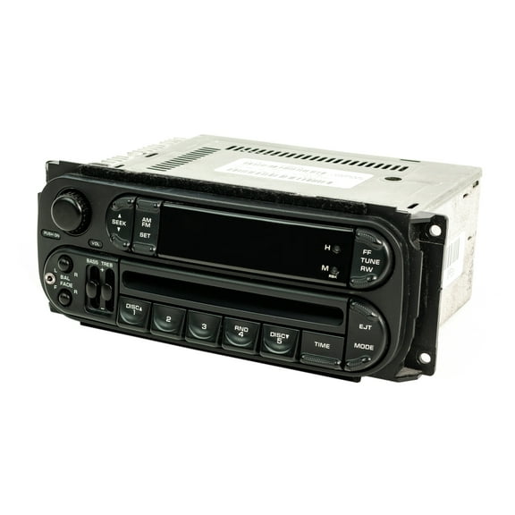 Restored Dodge Neon 200205 Radio AMFM CD Player Up w Aux Input RBK Slider Ver (Refurbished)