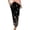 A-Black519, variant on Floral Print Jogger Pants for Women Elastic-Hem High-Waisted Daily Casual Trousers