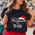 thumbnail image 5 of Gibobby Camiseta Navideña De La Mujer Camiseta de manga corta con cuello redondo y estampado de Navidad para mujer(Negro,CH), 5 of 5