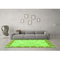 thumbnail image 3 of Ahgly Company Indoor Square Oriental Green Traditional Area Rugs, 8' Square, 3 of 4