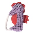 thumbnail image 1 of Pet Toy Seahorse Design Dog Boredom Buster Toy with Built-In Rattle Tug-of-War Teeth Cleaning Interactive Dog Toy, 1 of 8