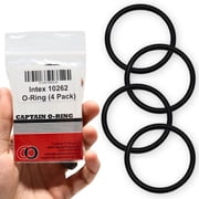 Captain O-Ring Replacement 10262 1-1/2 Hose Connection O-Rings for Intex 1500 2500 2800 GPH Pumps 4 Pack