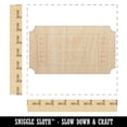 thumbnail image 2 of Classic Admit One Movie Raffle Ticket Wood Shape Unfinished Piece Cutout Craft DIY Projects - 6.25 Inch Size - 1/8 Inch Thick, 2 of 7
