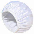 thumbnail image 3 of Bonnet de Douche en Tissu Éponge Doublé Extérieur en EVA Réutilisable Triple Couche Imperméable Trois-en-un Bonnet Cheveux Secs Bonnet de Douche Imperméable pour Femmes avec Cheveux Longs, 3 of 4