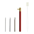 thumbnail image 1 of 1 juego de accesorios de aguja de bordado de bricolaje, punzón, bordado, arte, suministros, enhebrador, mango antideslizante, kit de herramientas de perforación (rojo), 1 of 6