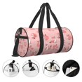 thumbnail image 3 of Zufioo Fox Print Round Sports Travel Duffel Bag, Airplane Weekender Bag, Waterproof Gym Backpack, Unisex, 3 of 6