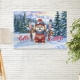 thumbnail image 2 of Hello Welcome Winter The Ski Shih Tzu Snowy Day Horizontal Matte Canvas Poster Lion Dog Lover Gifts Wall Art Home Decor - 13013, 2 of 5