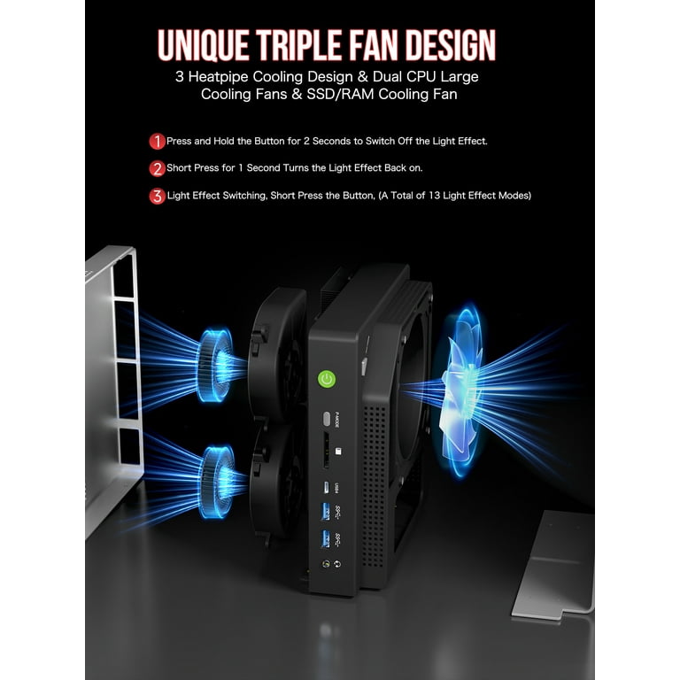 GMKtec AI Mini PC AMD Ryzen Al Max+ 395 (up to 5.1GHz) Mini Gaming